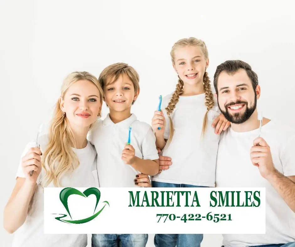 Marietta Smiles - Professional dental clinic exterior with modern facilities