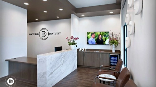 Buckhead Cosmetic & Family Dentistry - Professional dental clinic exterior with modern facilities