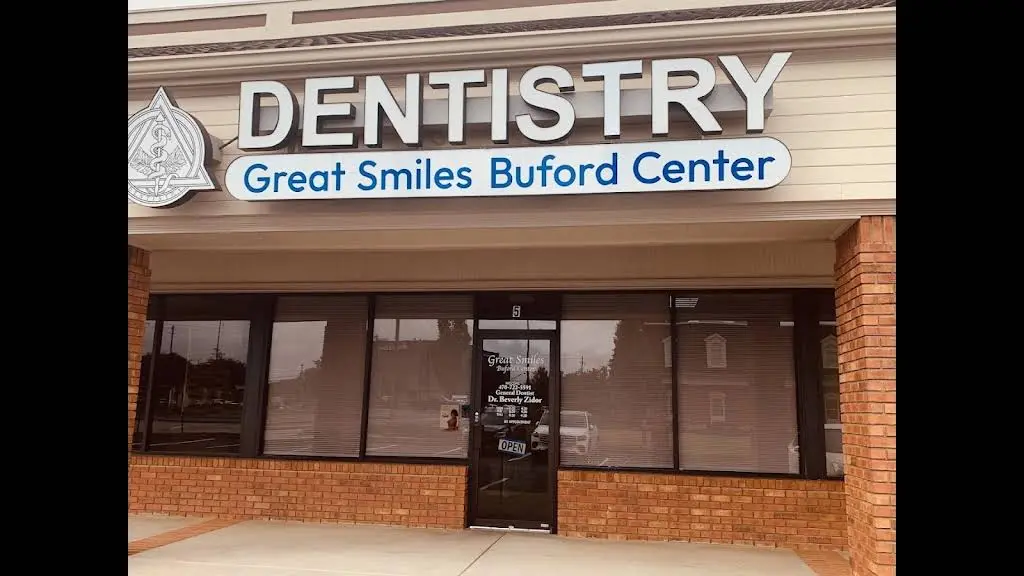 Great Smiles Buford Center - Professional dental clinic exterior with modern facilities