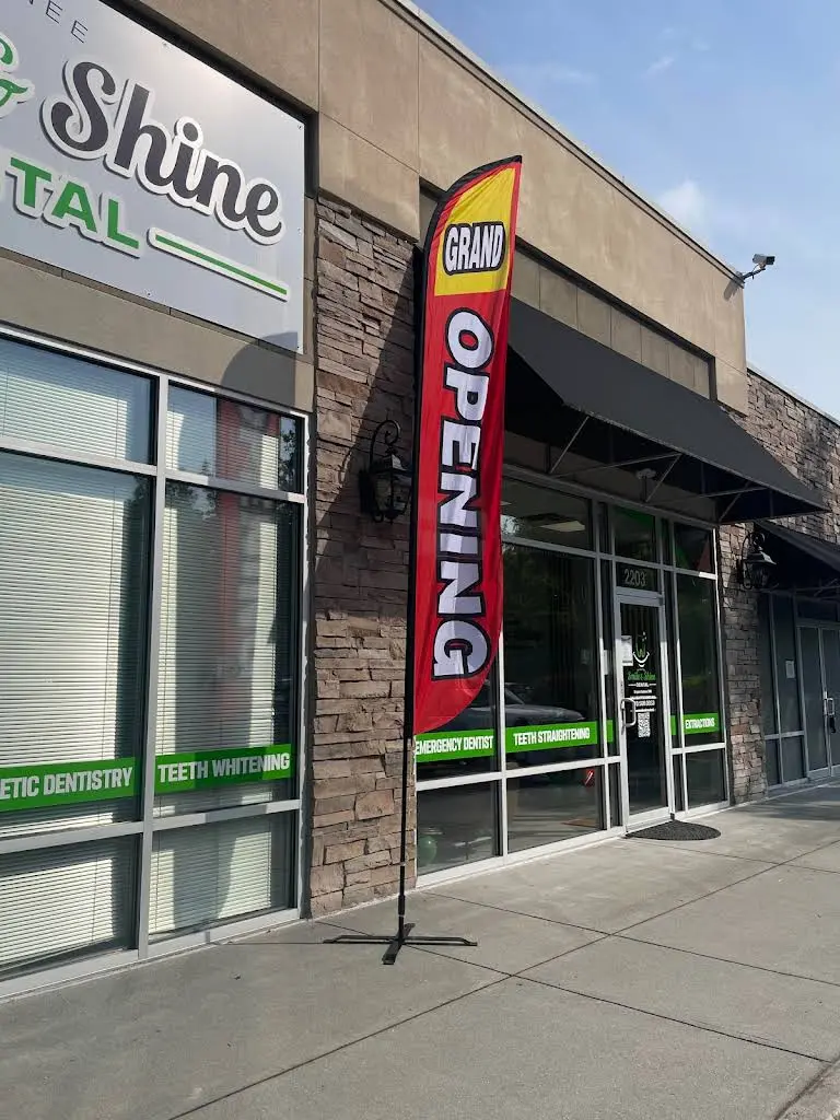 Smile & Shine Dental - Professional dental clinic exterior with modern facilities