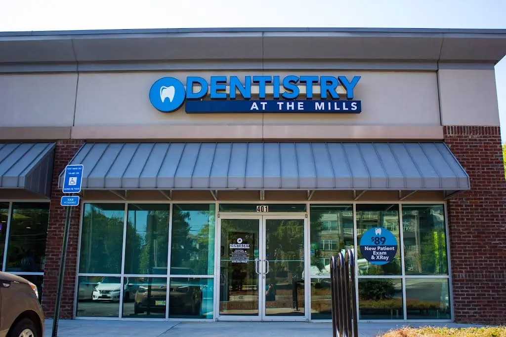 Dentistry at the Mills - Professional dental clinic exterior with modern facilities