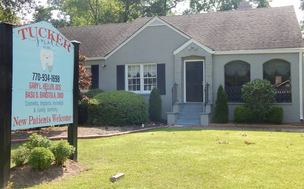 Tucker Smile - Professional dental clinic exterior with modern facilities