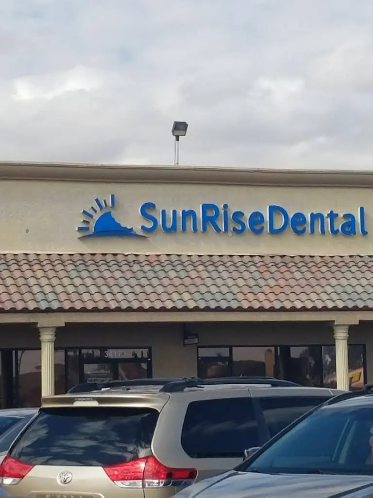 Sunrise Dental - Professional dental clinic exterior with modern facilities
