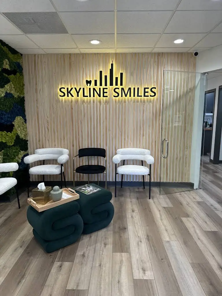 Skyline Smiles - Professional dental clinic exterior with modern facilities