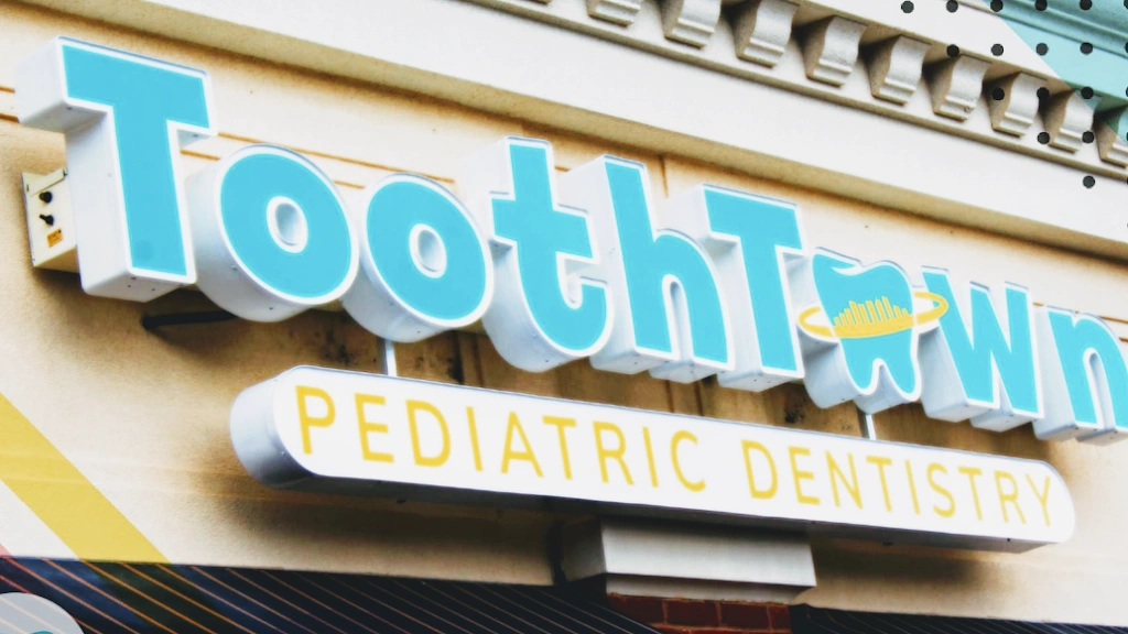 ToothTown Pediatric Dentistry - Professional dental clinic exterior with modern facilities