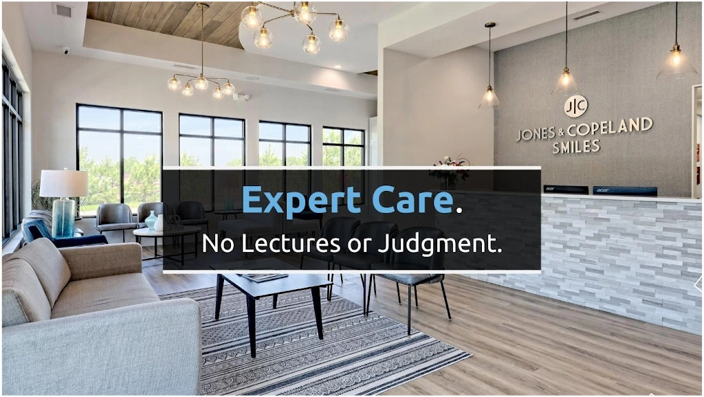 Jones & Copeland Smiles - Professional dental clinic exterior with modern facilities