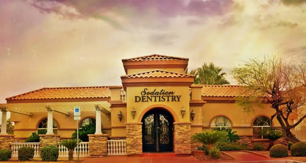 Sedation and Implant Dentistry Las Vegas - Professional dental clinic exterior with modern facilities