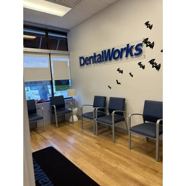 DentalWorks - Professional dental clinic exterior with modern facilities