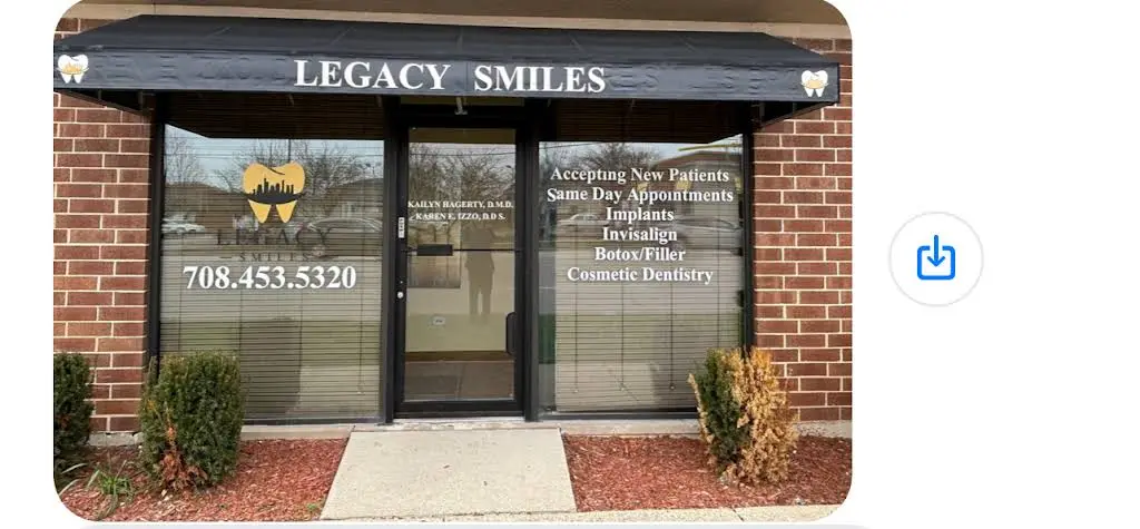 Legacy Smiles - Professional dental clinic exterior with modern facilities