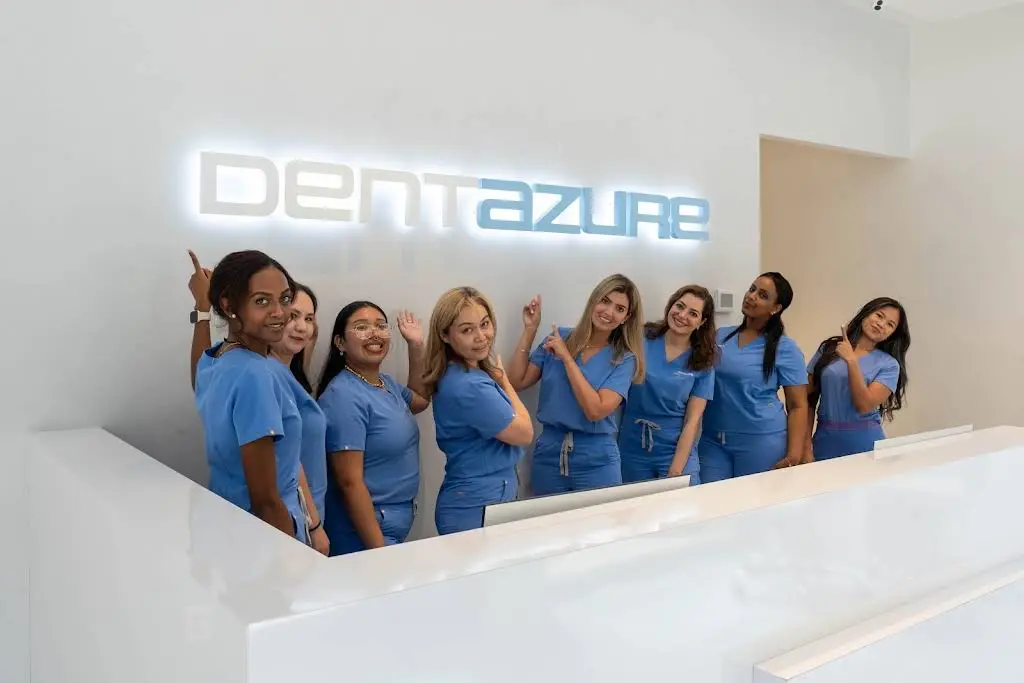 Dentazure - Professional dental clinic exterior with modern facilities