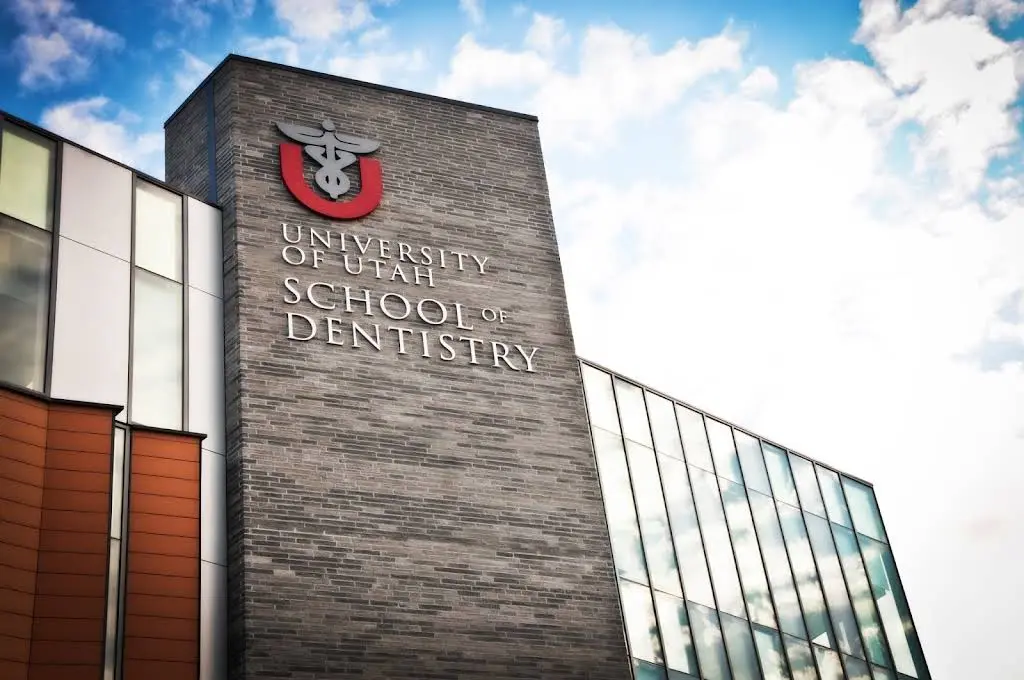 University of Utah School of Dentistry - Professional dental clinic exterior with modern facilities