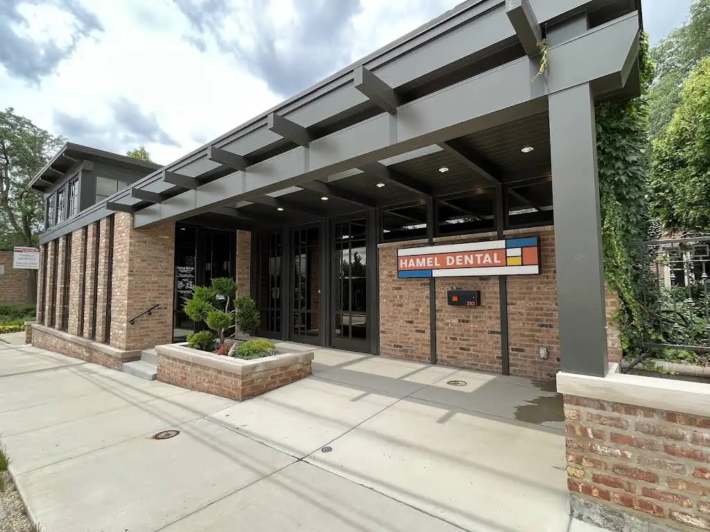 Hamel Dental - Professional dental clinic exterior with modern facilities