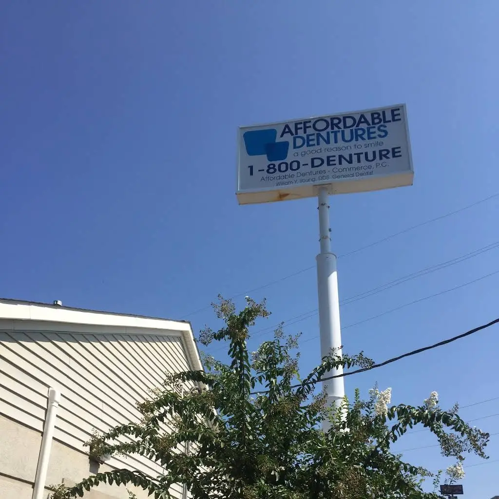 Affordable Dentures & Implants - Professional dental clinic exterior with modern facilities