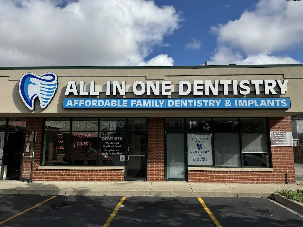 All In One Dentistry - Professional dental clinic exterior with modern facilities