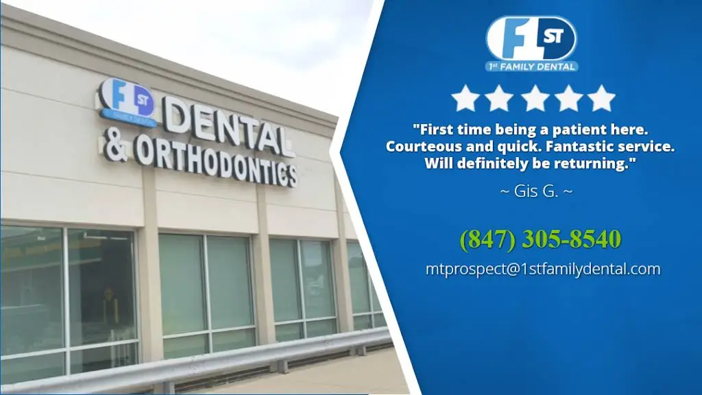 1st Family Dental of Mount Prospect - Professional dental clinic exterior with modern facilities