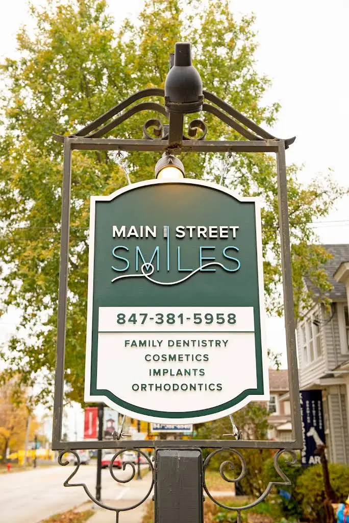 Main Street Smiles - Professional dental clinic exterior with modern facilities