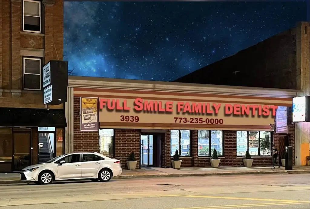 Full Smile Family Dentist - Professional dental clinic exterior with modern facilities