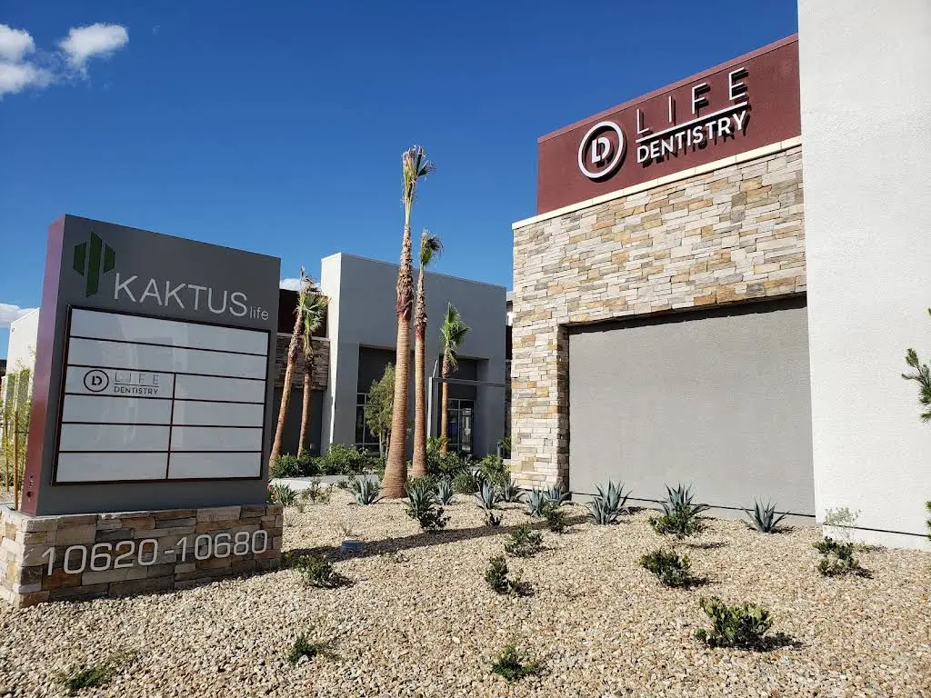 Life Dentistry - Professional dental clinic exterior with modern facilities