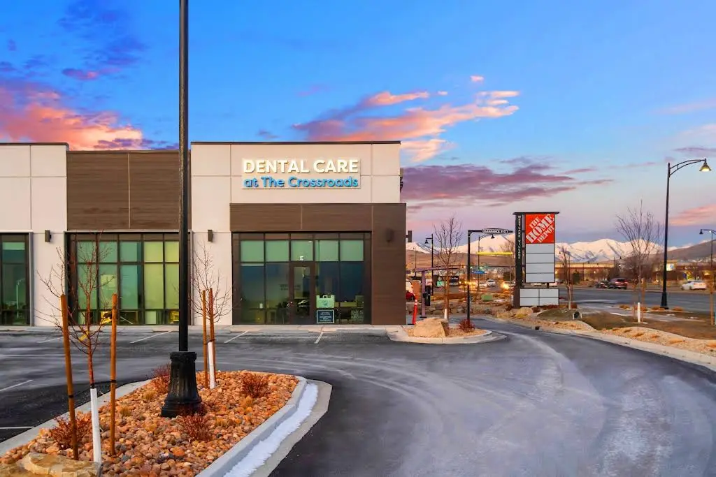 Dental Care at The Crossroads - Professional dental clinic exterior with modern facilities