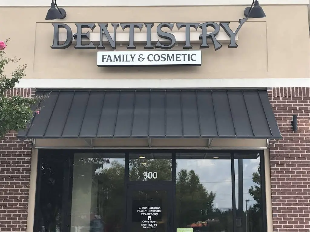 J Rich Robinson Family Dentistry - Professional dental clinic exterior with modern facilities