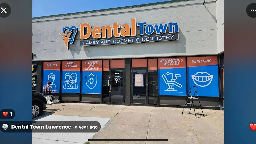 Dental Town-Lawrence - Professional dental clinic exterior with modern facilities