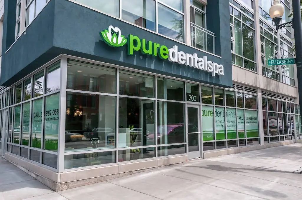 Pure Dental Spa West Loop - Professional dental clinic exterior with modern facilities