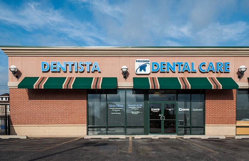 Precision Dental Care S Pulaski Rd - Professional dental clinic exterior with modern facilities