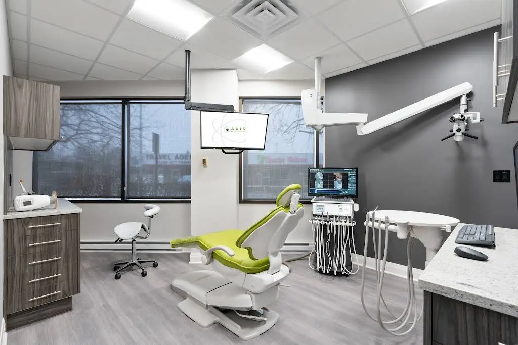 Axis Endodontics - Professional dental clinic exterior with modern facilities