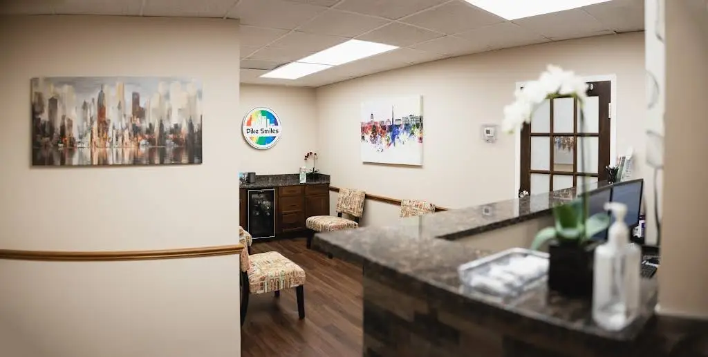 Pike Smiles - Professional dental clinic exterior with modern facilities