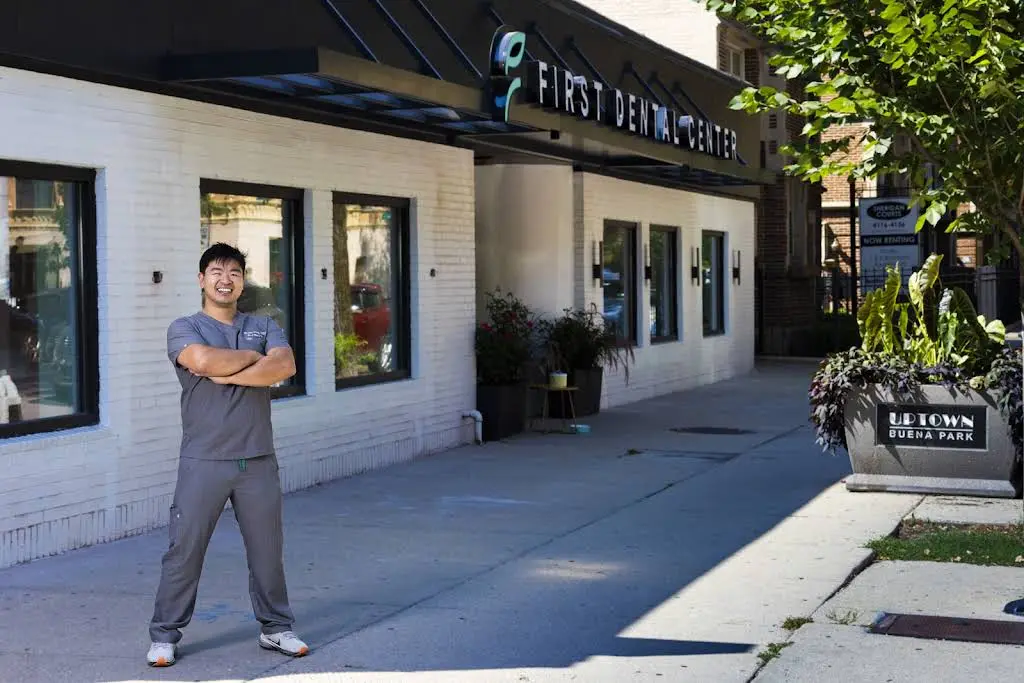 First Dental Center - Professional dental clinic exterior with modern facilities