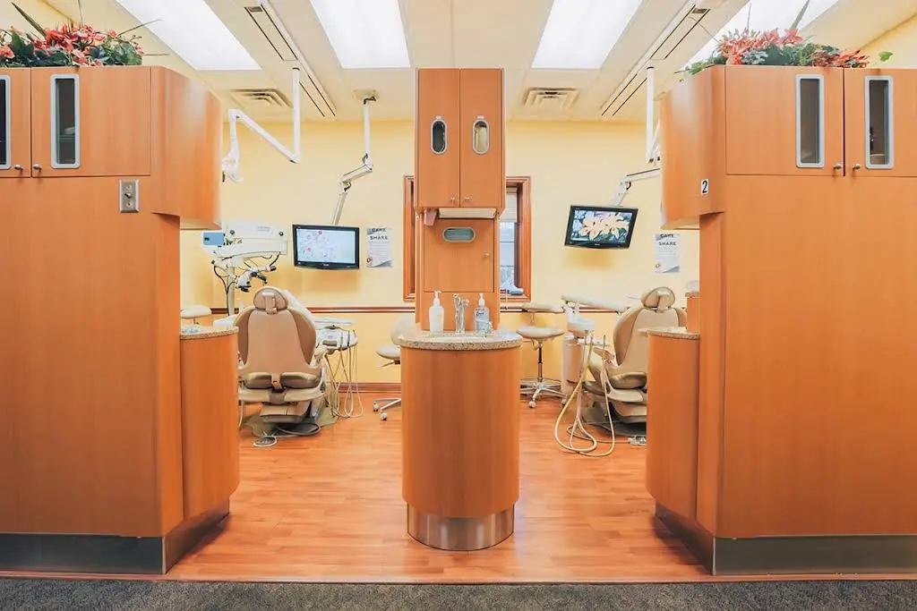 American Dental - Professional dental clinic exterior with modern facilities