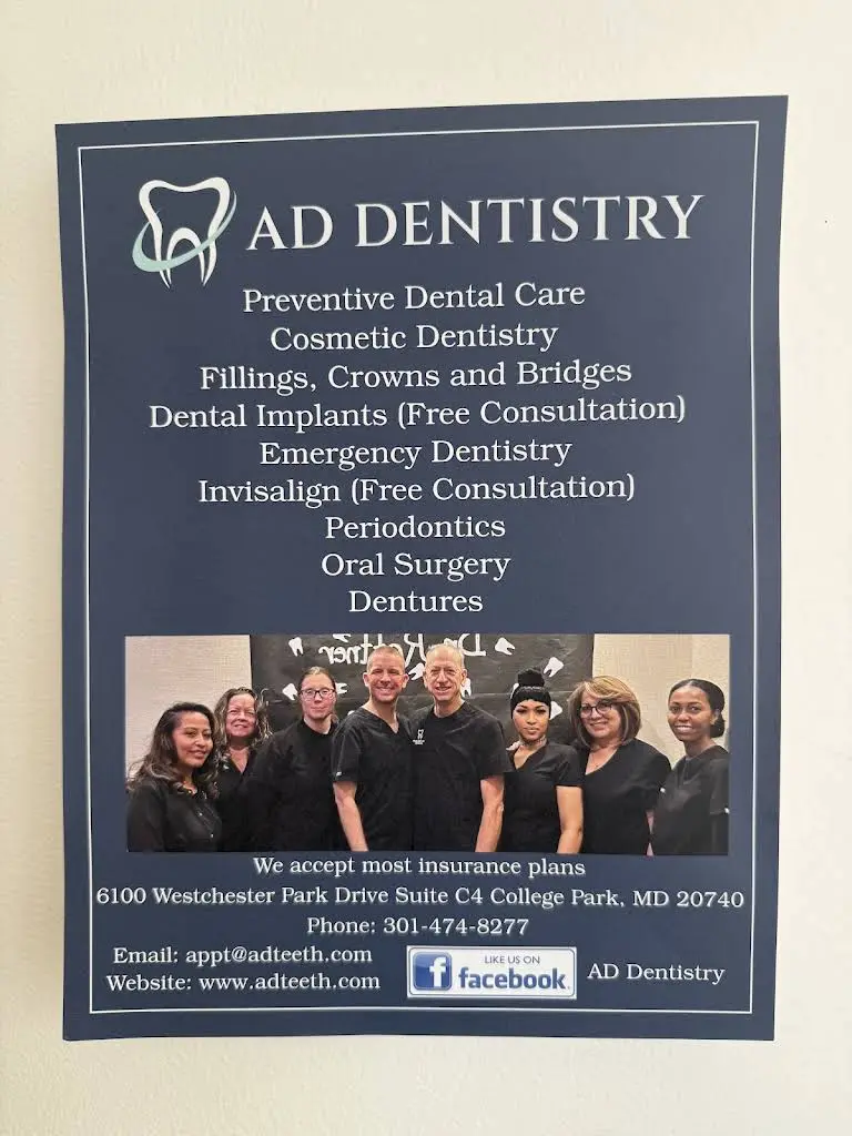 AD Dentistry - Professional dental clinic exterior with modern facilities
