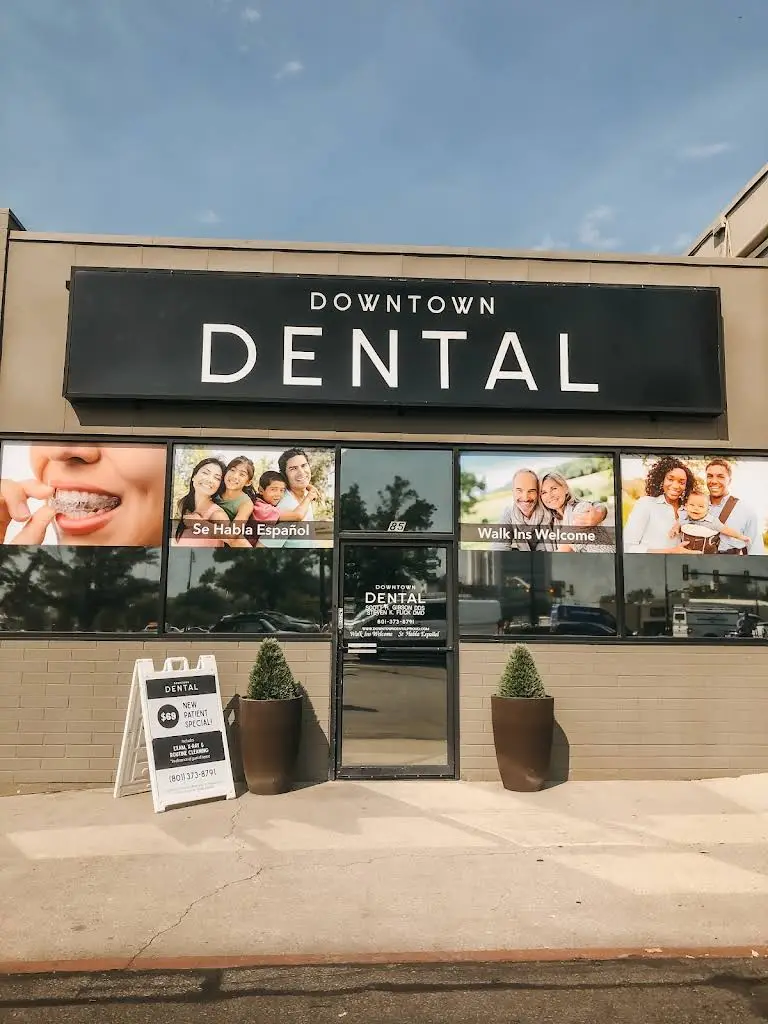 Downtown Dental - Professional dental clinic exterior with modern facilities