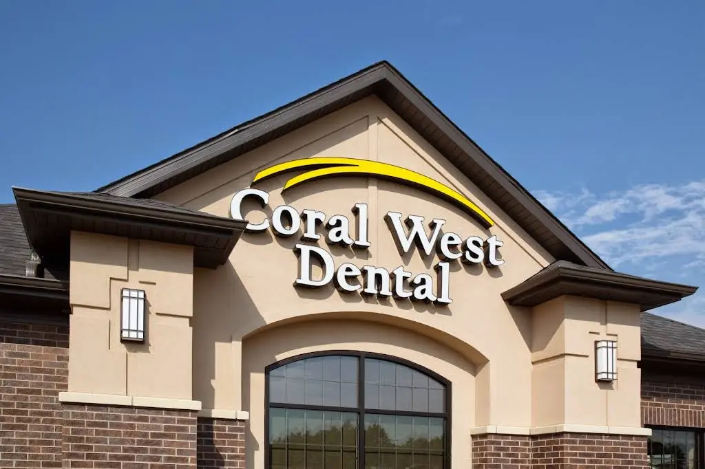 Coral West Dental - Professional dental clinic exterior with modern facilities