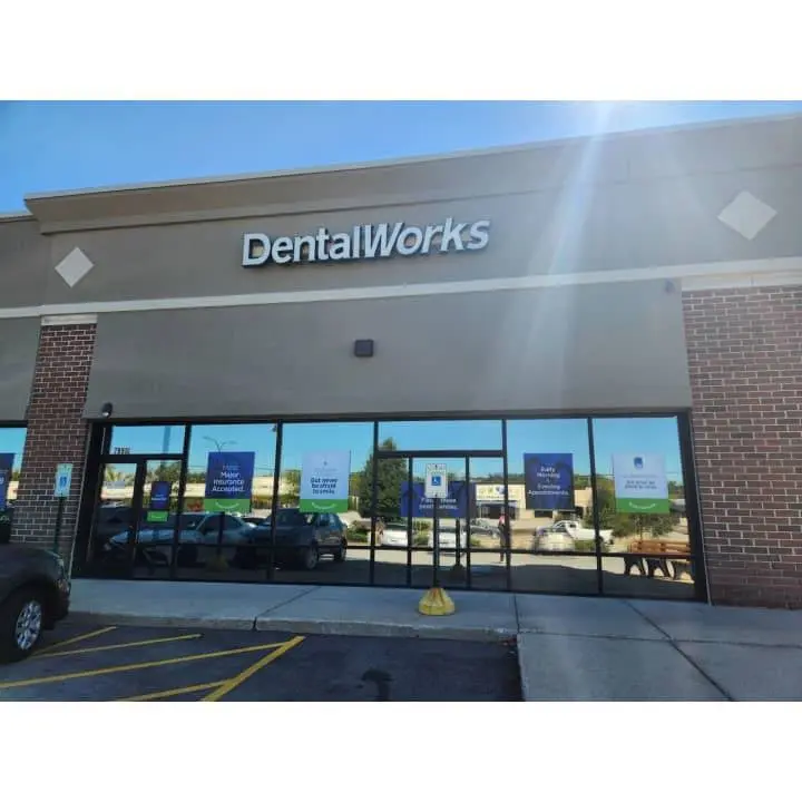 DentalWorks Greenfield - Professional dental clinic exterior with modern facilities
