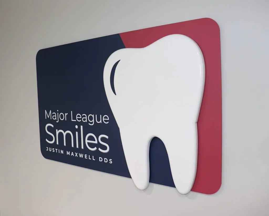 Major League Smiles - Professional dental clinic exterior with modern facilities