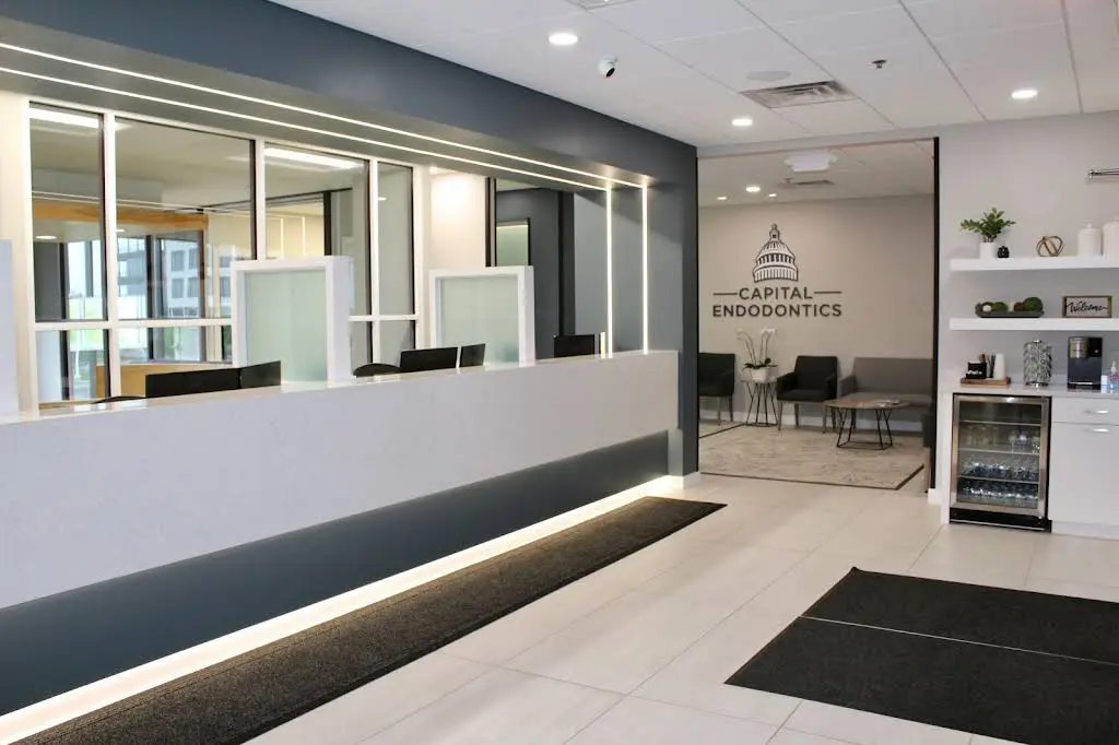 Capital Endodontics - Professional dental clinic exterior with modern facilities