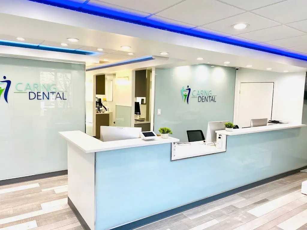 CARING DENTAL - Professional dental clinic exterior with modern facilities