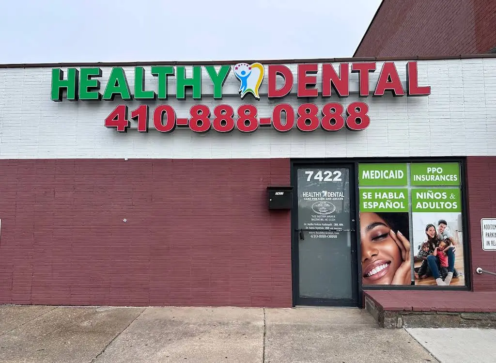Healthy Dental - Professional dental clinic exterior with modern facilities