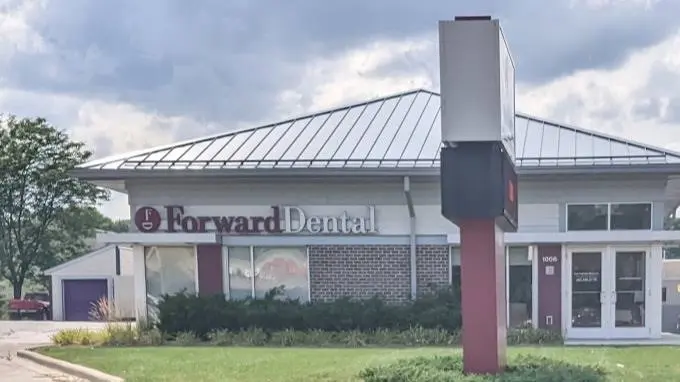 ForwardDental West Bend - Professional dental clinic exterior with modern facilities