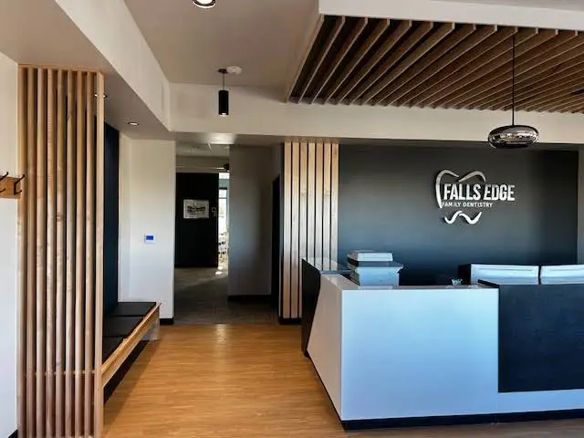 Falls Edge Family Dentistry - Professional dental clinic exterior with modern facilities