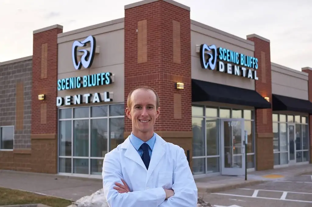 Scenic Bluffs Dental - Professional dental clinic exterior with modern facilities
