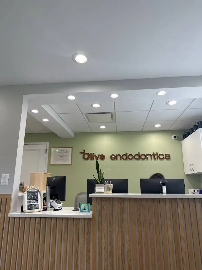 Olive Endodontics - Professional dental clinic exterior with modern facilities