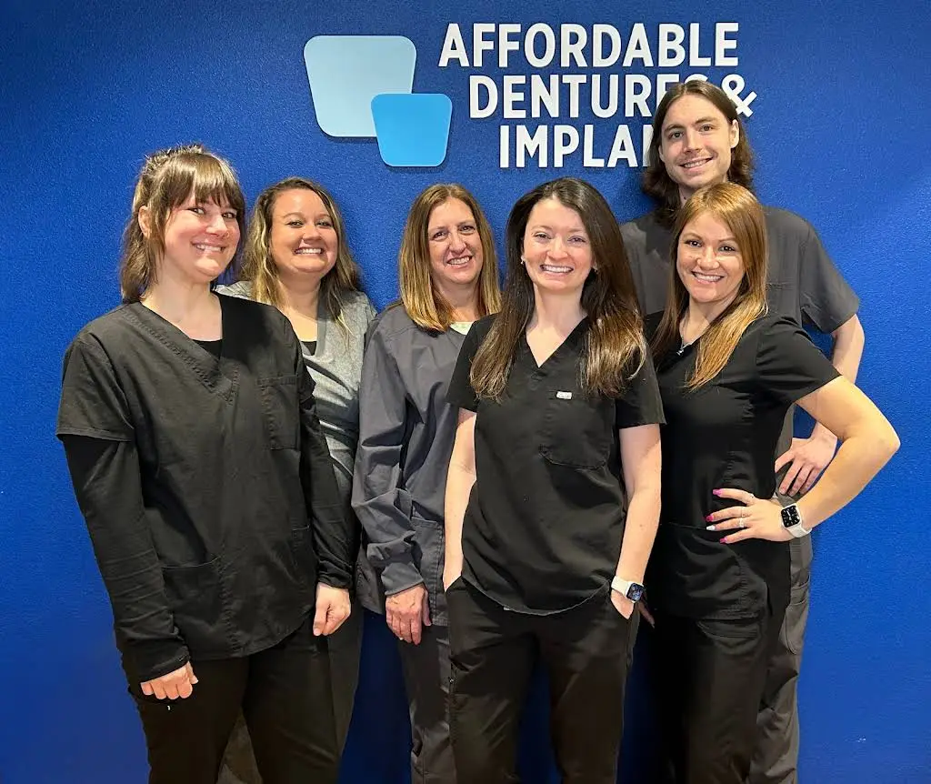 Affordable Dentures & Implants - Professional dental clinic exterior with modern facilities