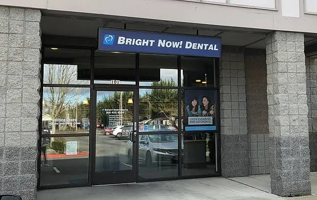 Bright Now! Dental & Orthodontics - Olympia, WA - Professional dental clinic exterior with modern facilities