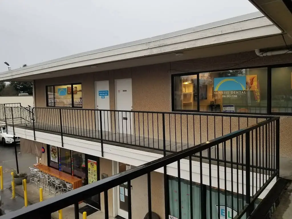 Sunrise Dental SeaTac WA - Professional dental clinic exterior with modern facilities