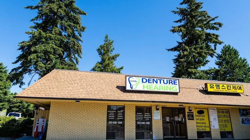 Comfy Denture & Hearing Clinic - Federal Way - Professional dental clinic exterior with modern facilities