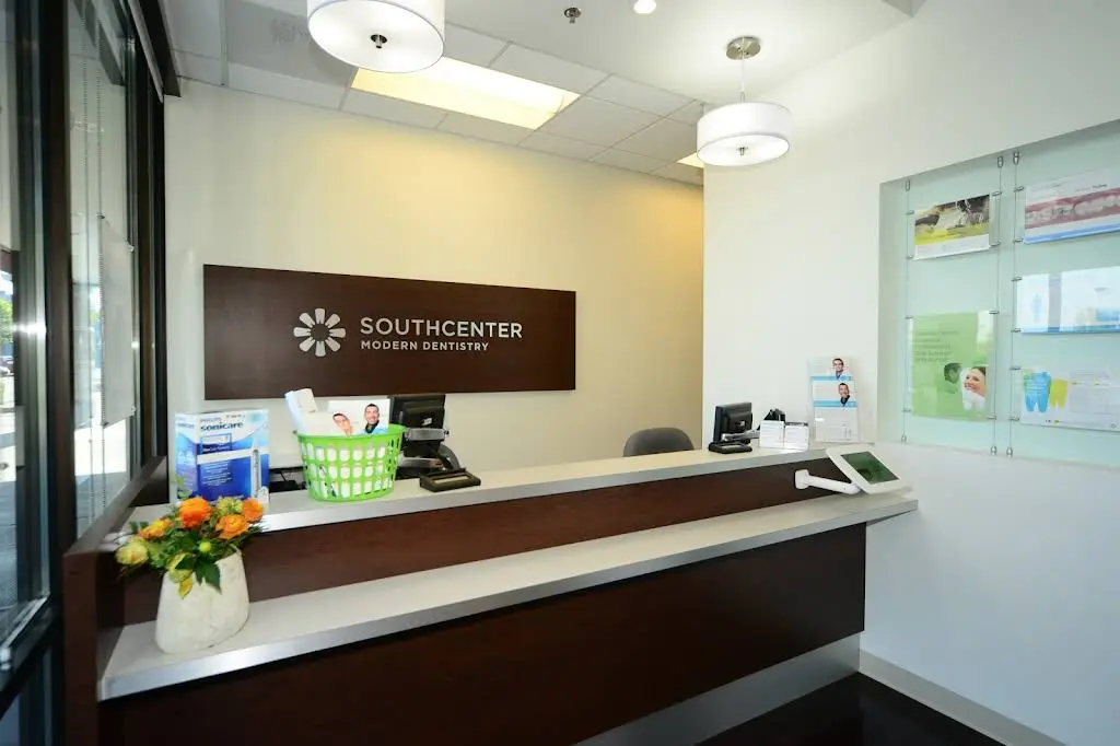 Southcenter Modern Dentistry - Professional dental clinic exterior with modern facilities