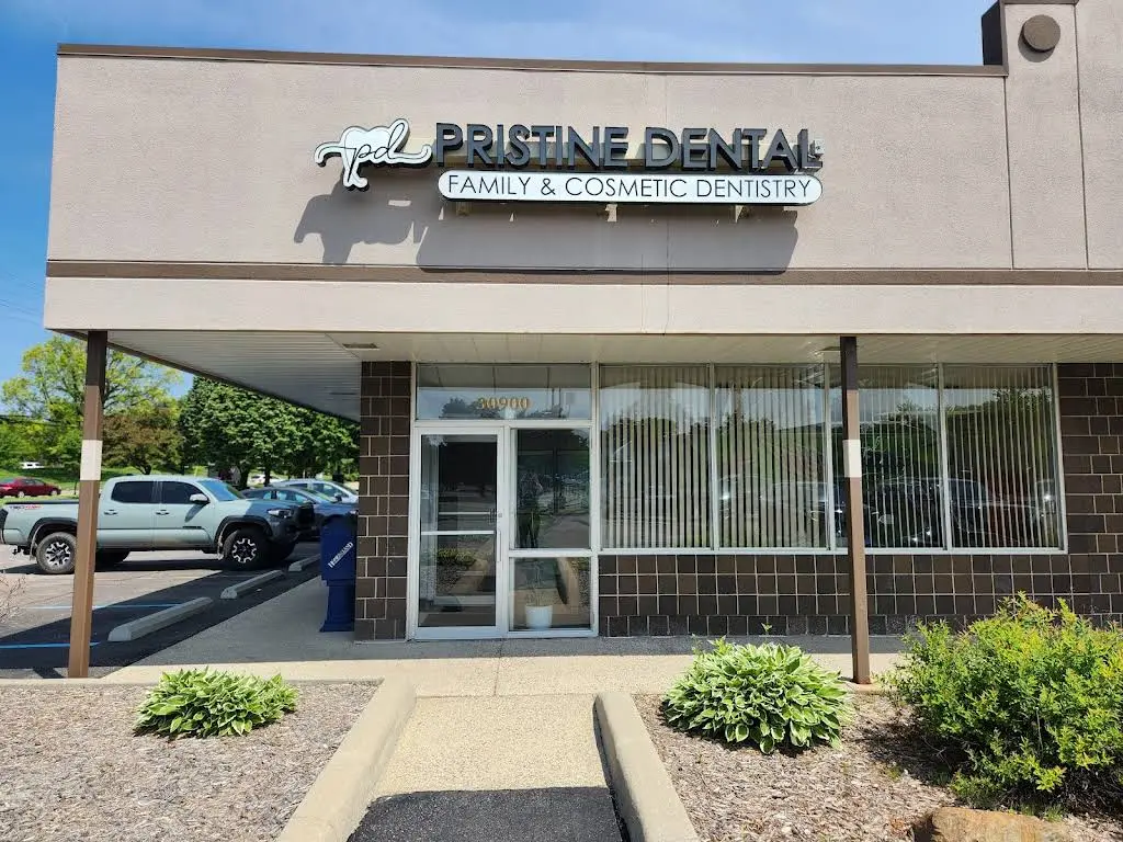 Pristine Dental, PLLC - Professional dental clinic exterior with modern facilities