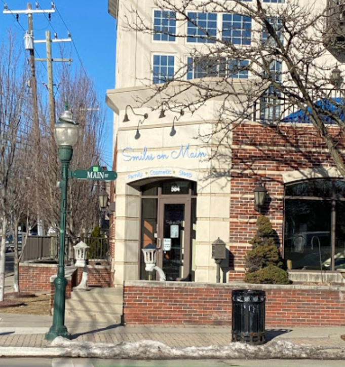Smiles on Main - Professional dental clinic exterior with modern facilities